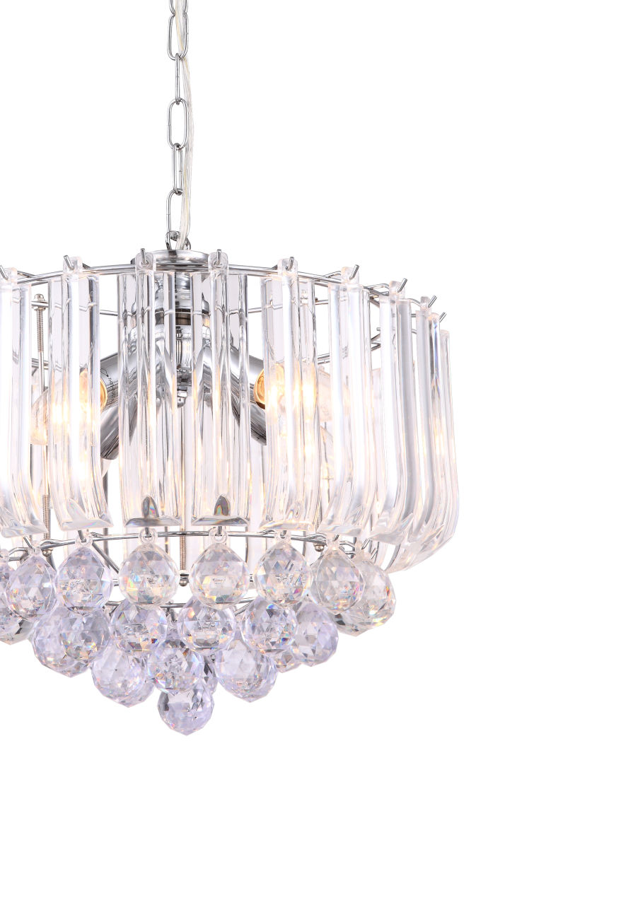 Globo Lighting - MINNESOTA - Luster Metall verchromt, 4x E14