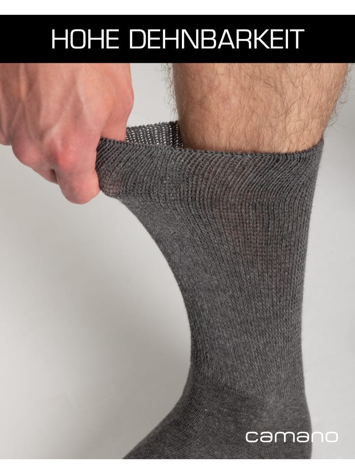 camano Diabetikersocken 4er Pack comfort in anthracite günstig kaufen