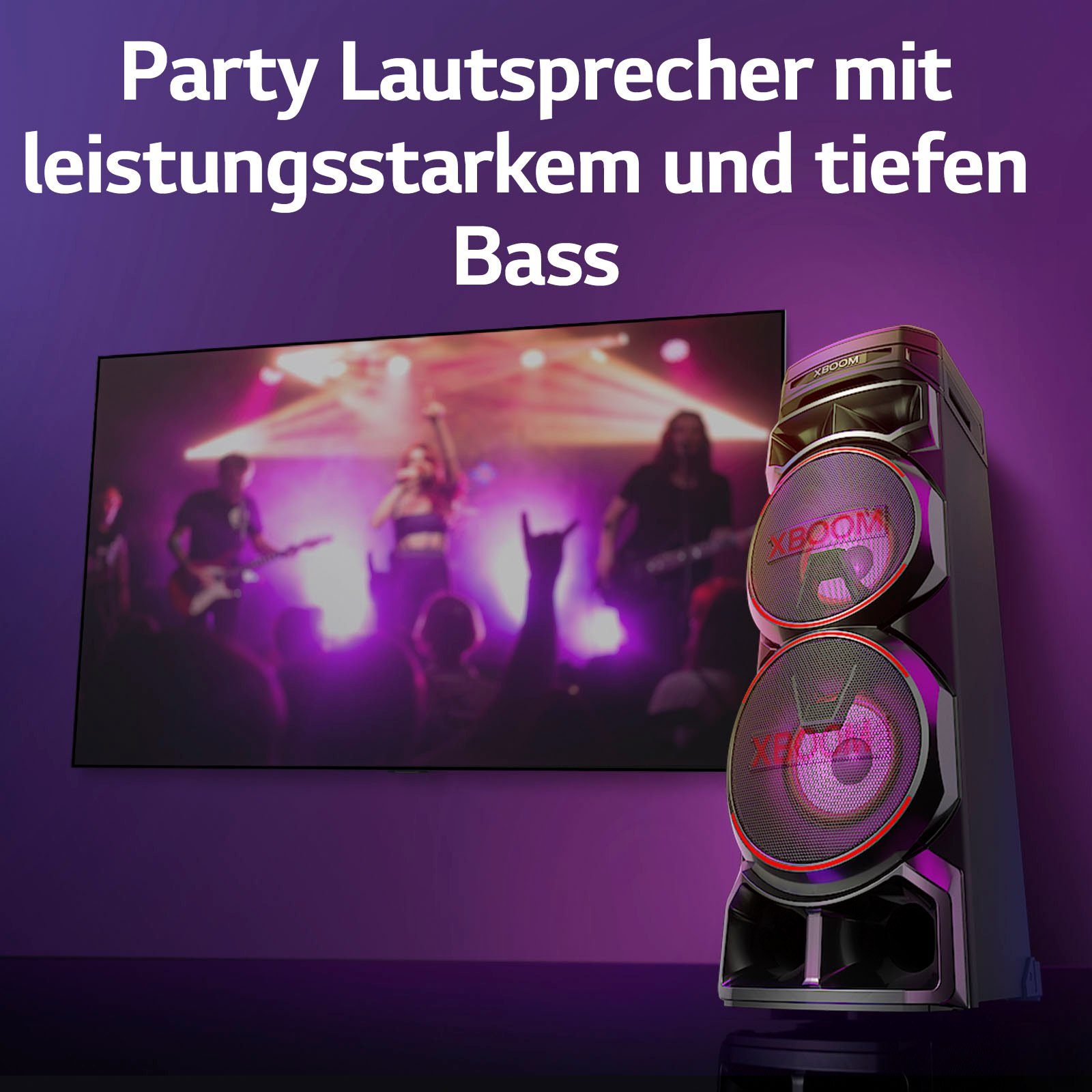 LG XBOOM RNC9 Stereo Party-Lautsprecher (Bluetooth)