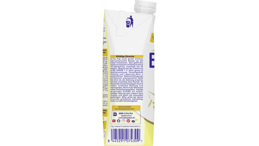Nestlé BEBA Junior Milchgetränk 500 ml