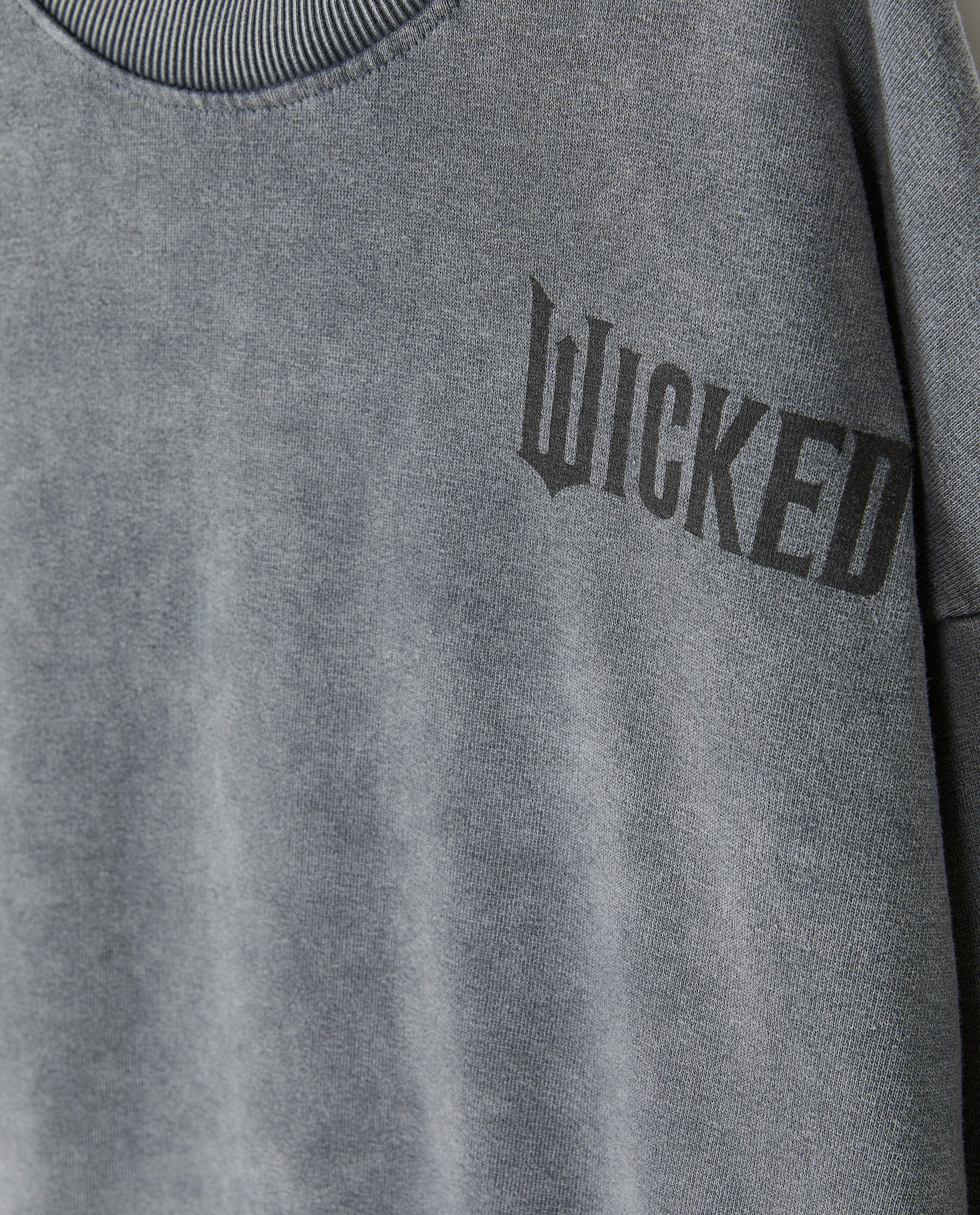 Groggy pulóver fekete Wicked hátlappal