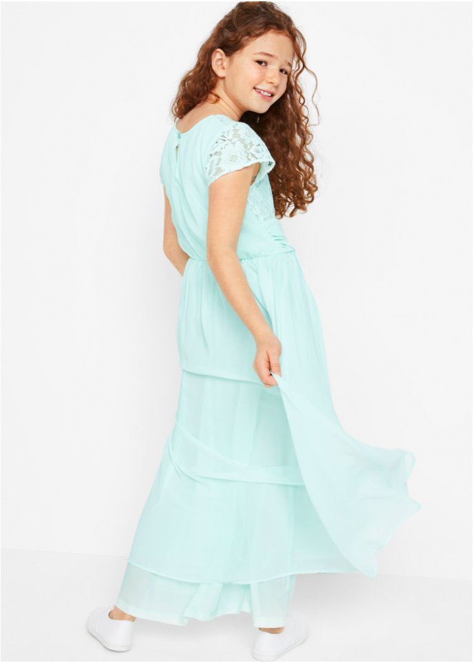 Festliches Mädchen Kleid mit Spitze