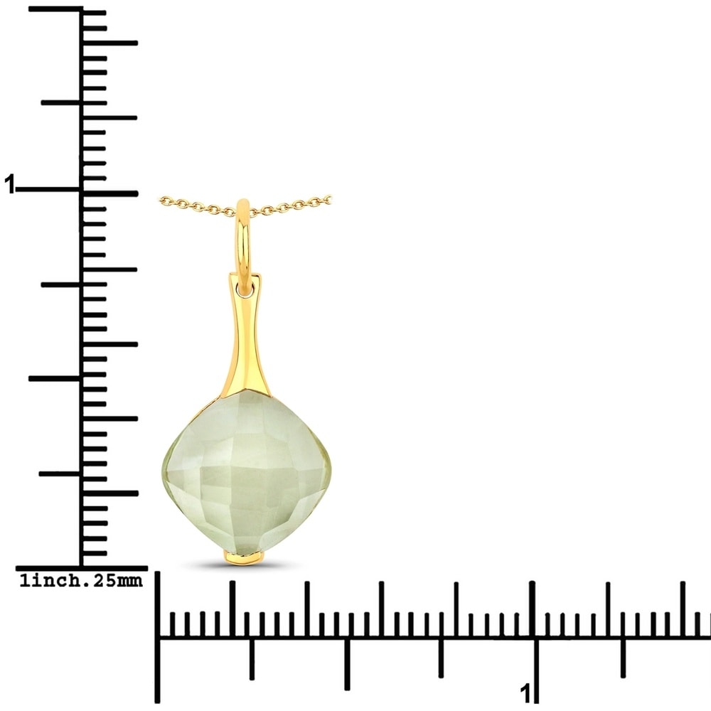 Rafaela Donata Chaîne Argent sterling Améthyste en Or jaune Bijoux