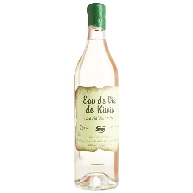 Eau-de-vie de fruits, la Salamandre Kiwi 45°