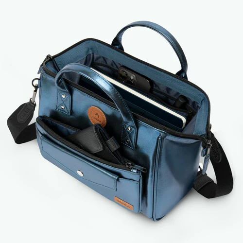 Crossbody Adventurer Larissa bleu marine
