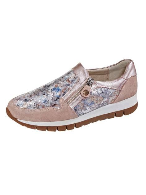 Slipper mit seitlichem Reißverschluss