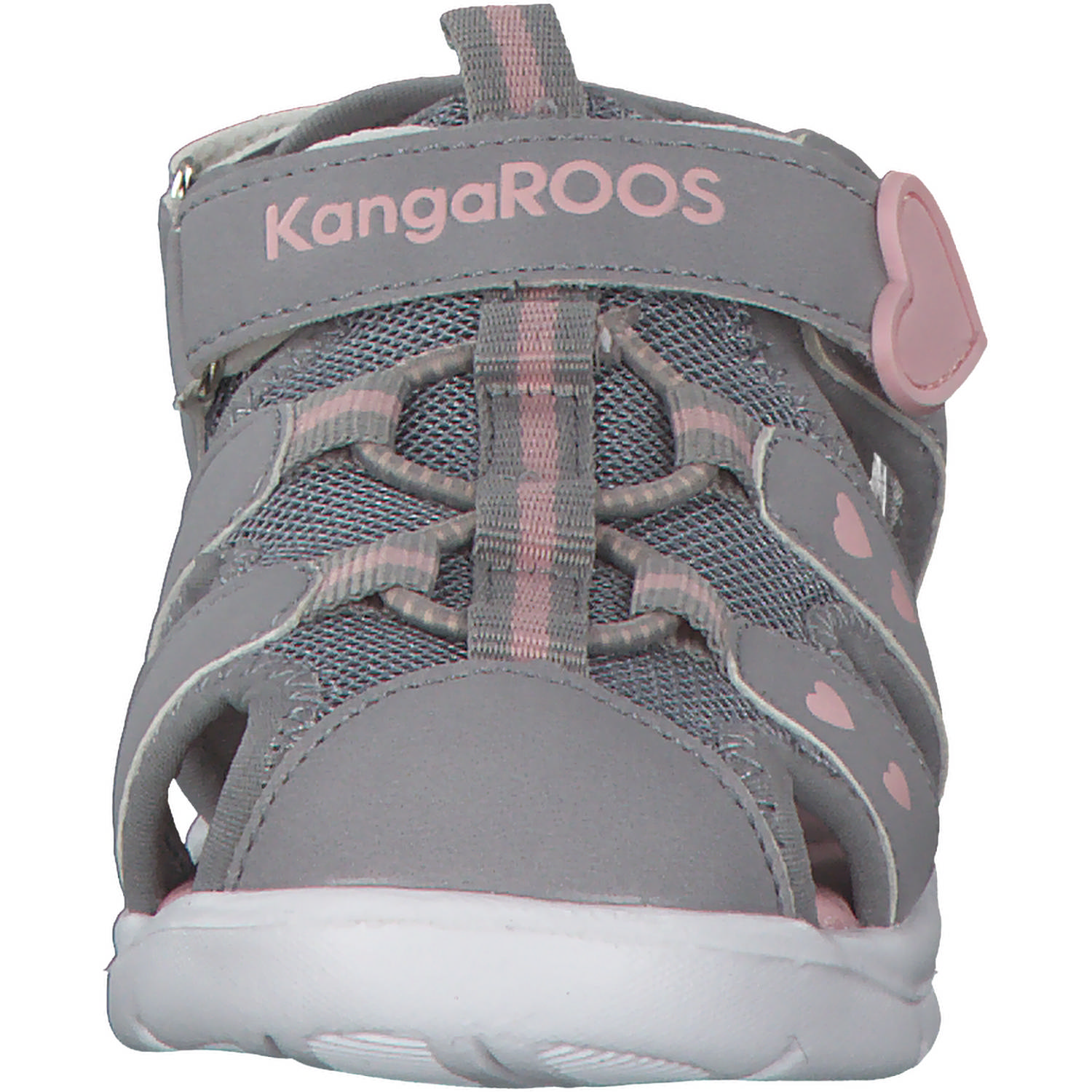 KangaROOS K-Grobi 02035, Sandalen (Kinder), Kinder, Grau (Rock/Powder/Can)