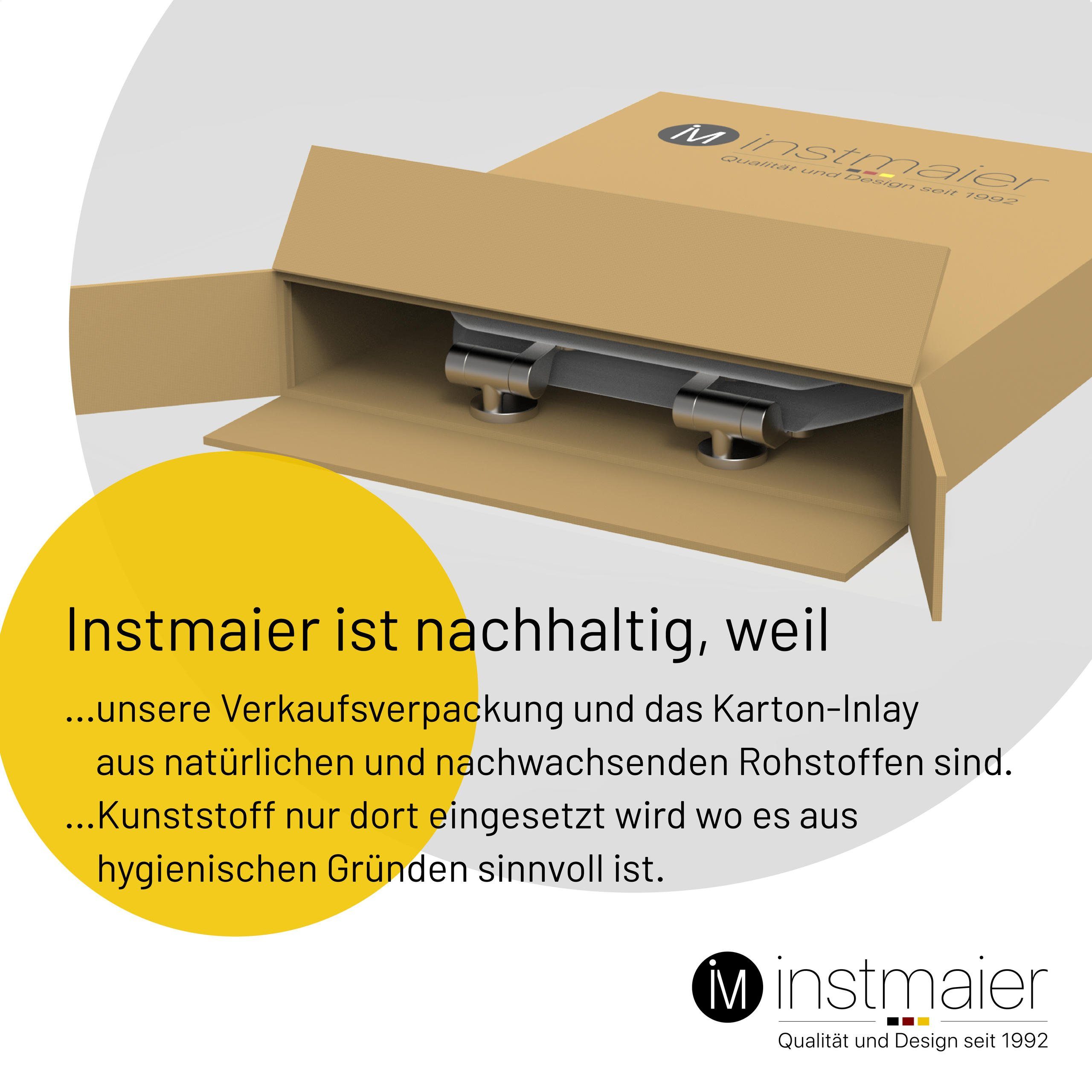instmaier WC-Sitz Holz Toilettendeckel, Azulejo-Motiv, mit doppelter Absenkautomatik