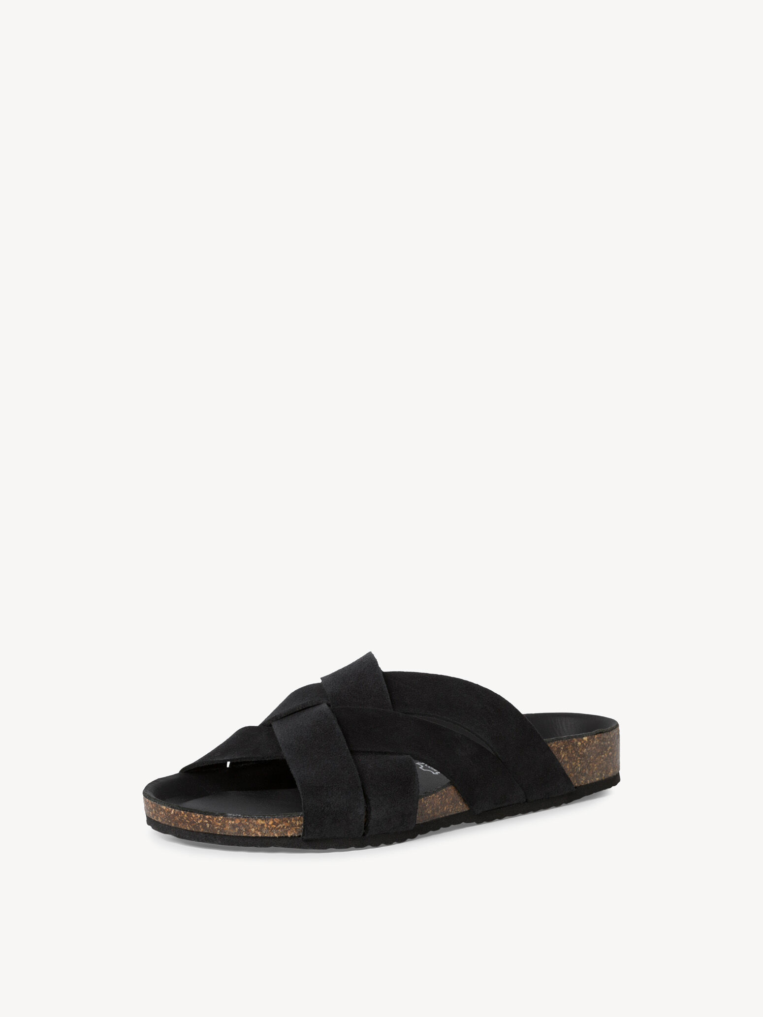 Mule en cuir - noir