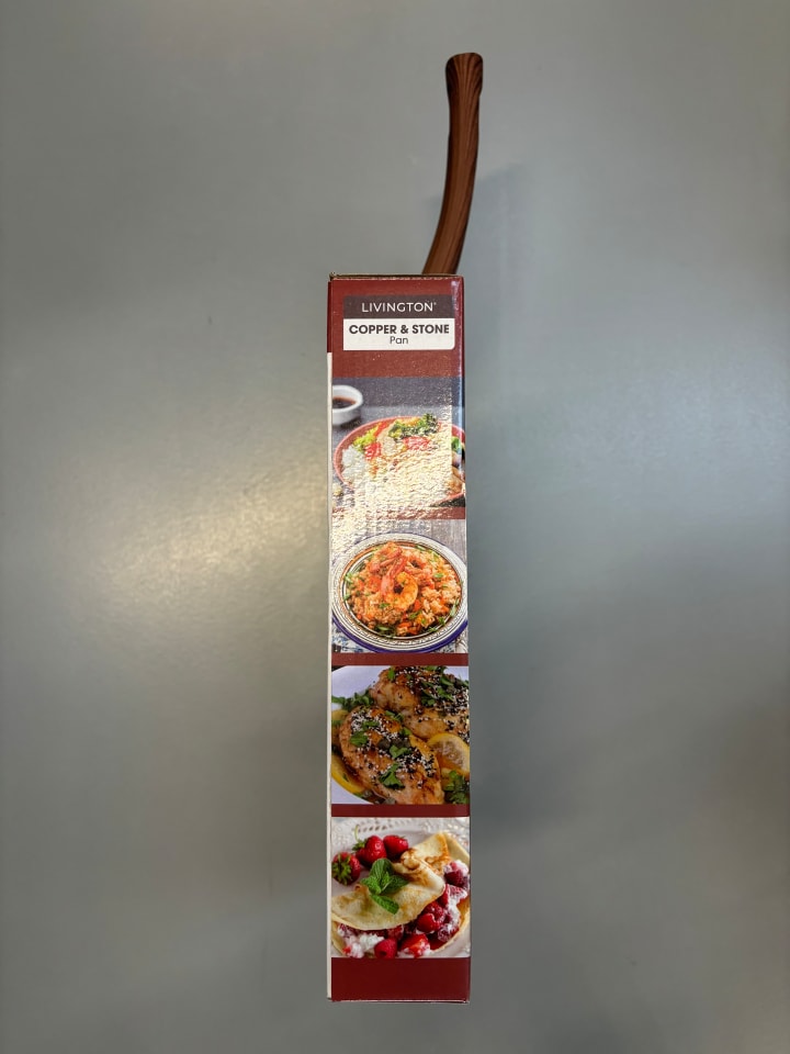 Livington Pfanne Copper & Stone Pan 28 in Orange günstig kaufen onesize