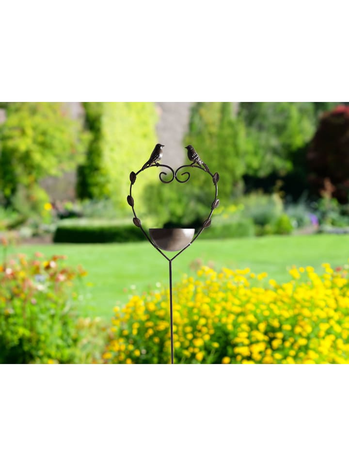 Beliani Vogelbrunnen SPARROW in Braun - (W) 20 x (H) 150 x (L) 10 cm günstig kaufen onesize