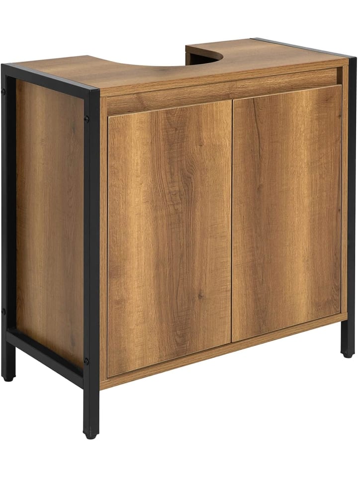 SoBuy Waschbeckenunterschrank in Braun - (B)60 x (H)60 x (T)30cm günstig kaufen onesize