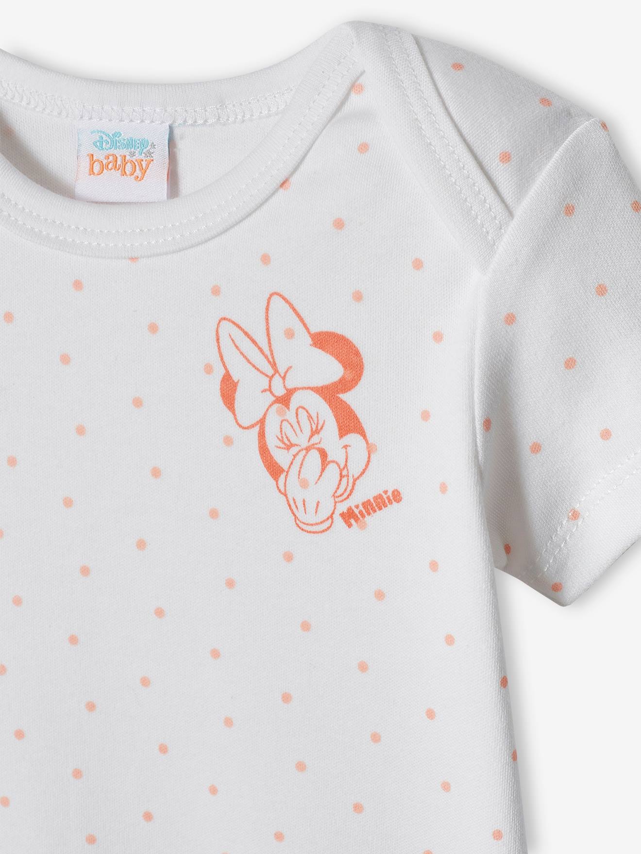 Lot de 2 bodies bébé fille DS® Minnie pêche