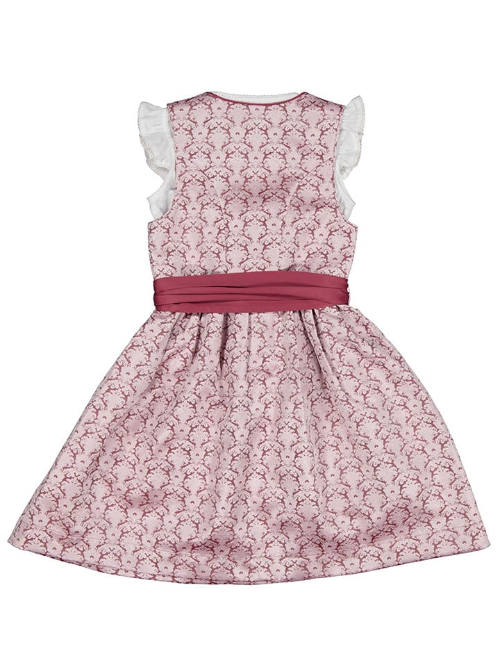 Turi Landhaus Dirndl in Rot/ Weiß günstig kaufen
