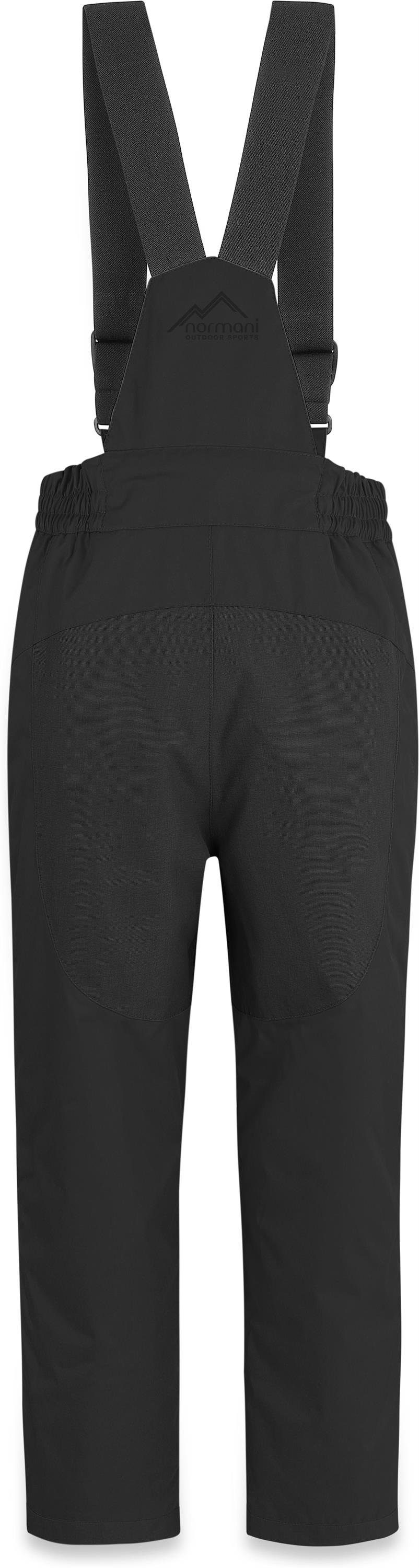 normani Schneehose Kinder Winterhose Salcha Thermohose mit mit abnehmbaren Hosenträgern gefütterte Skihose Outdoorhose für Junge und Mädchen