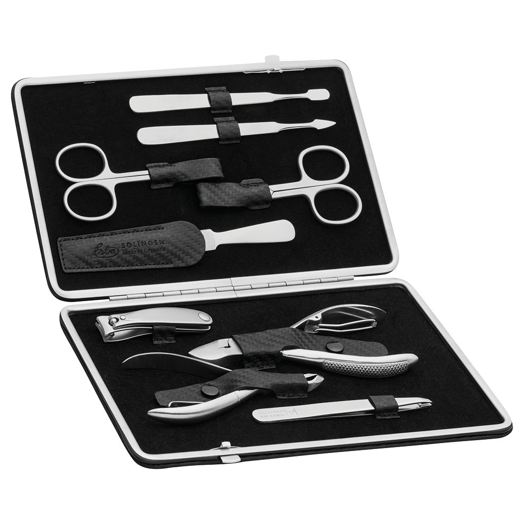 Maniküre Set Bügel-Etui Carbon