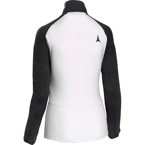 DAMEN WESTE SNOWCLOUD FLEECE ZIP-NECK BLACK/WHITE