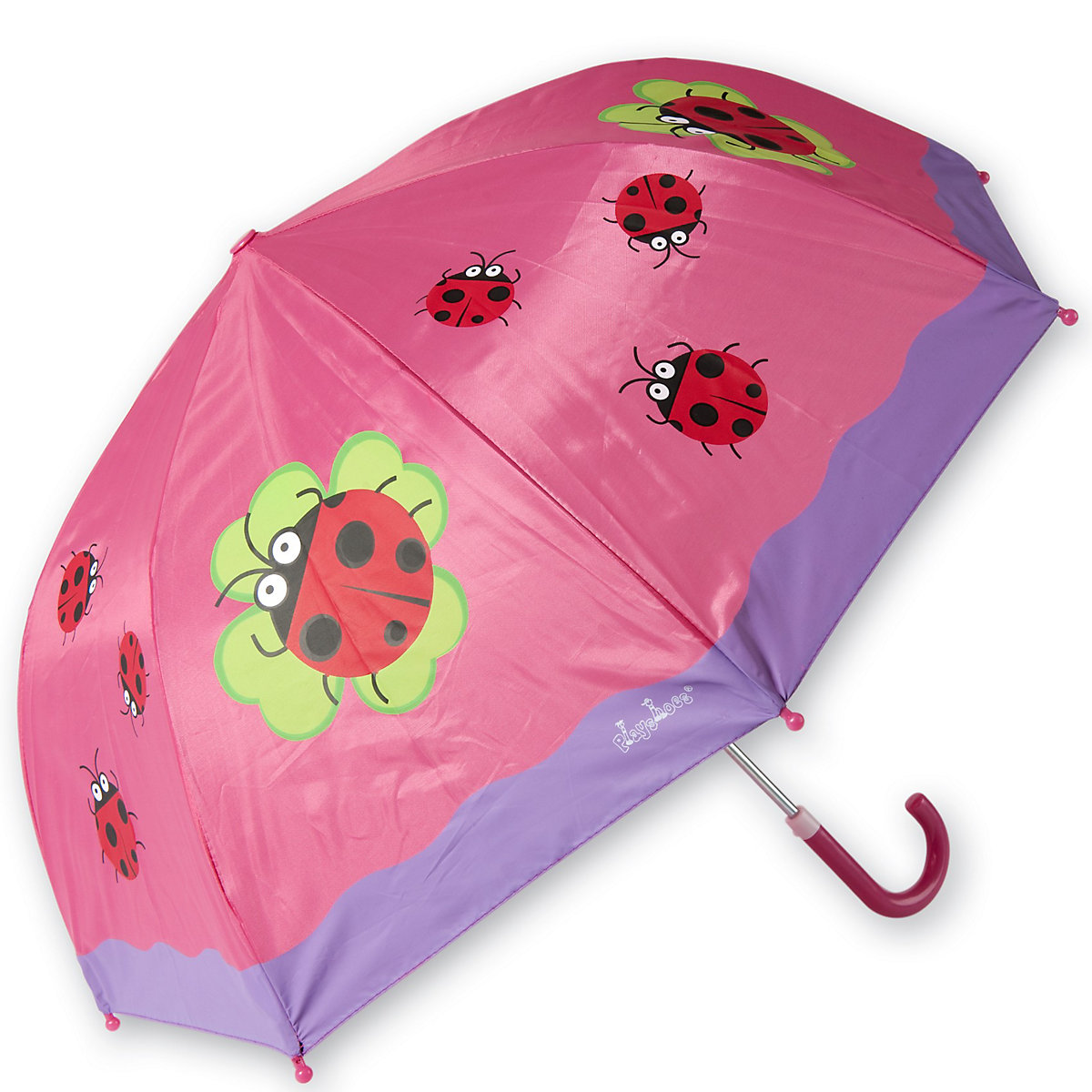 PLAYSHOES Kinder Regenschirm Glückskäfer
