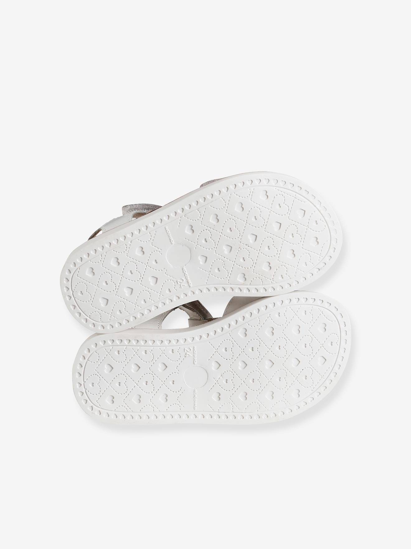 Vertbaudet Mädchen Sandalen - weiß