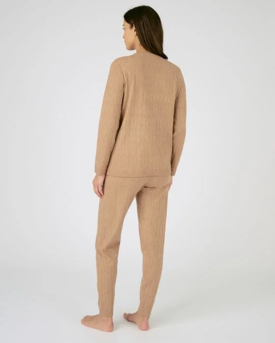 Pyjama maille torsadée chaude et douce Thermolactyl