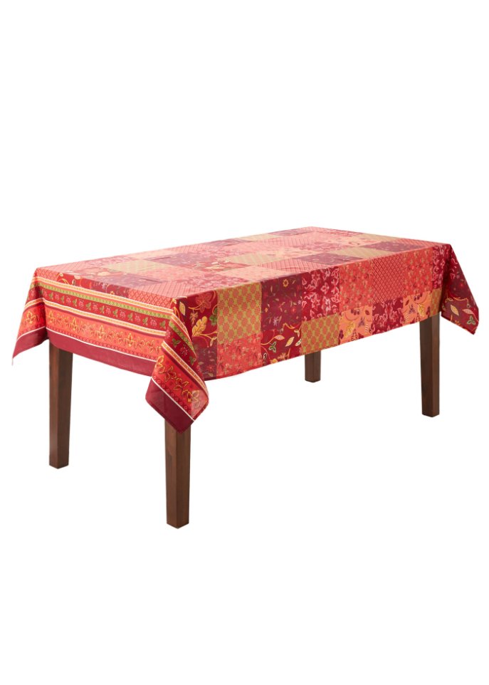 Tagesdecke mit Patchwork Druck