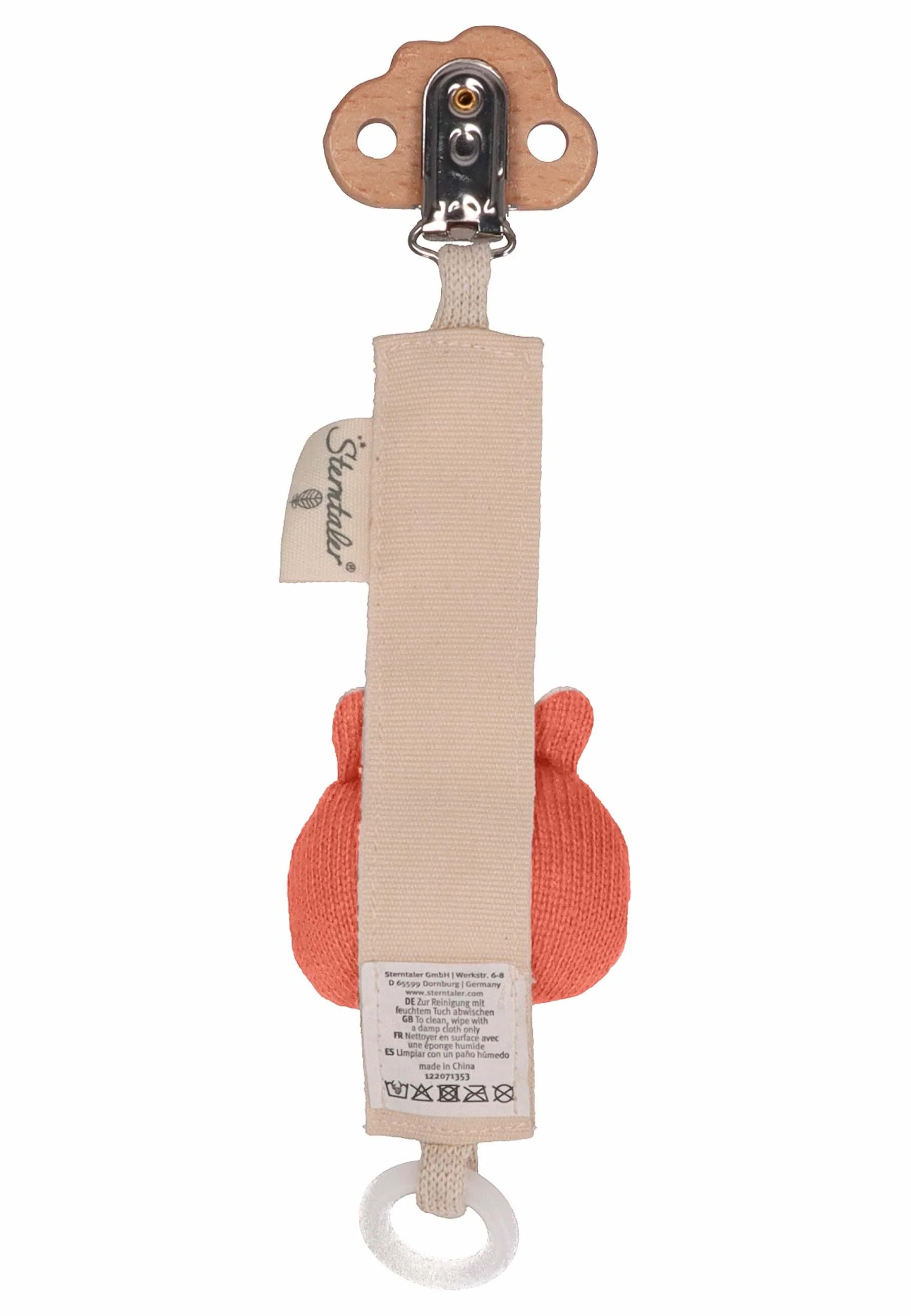 Schnullerkette Eichhörnchen Enna 22 cm, Stay true…