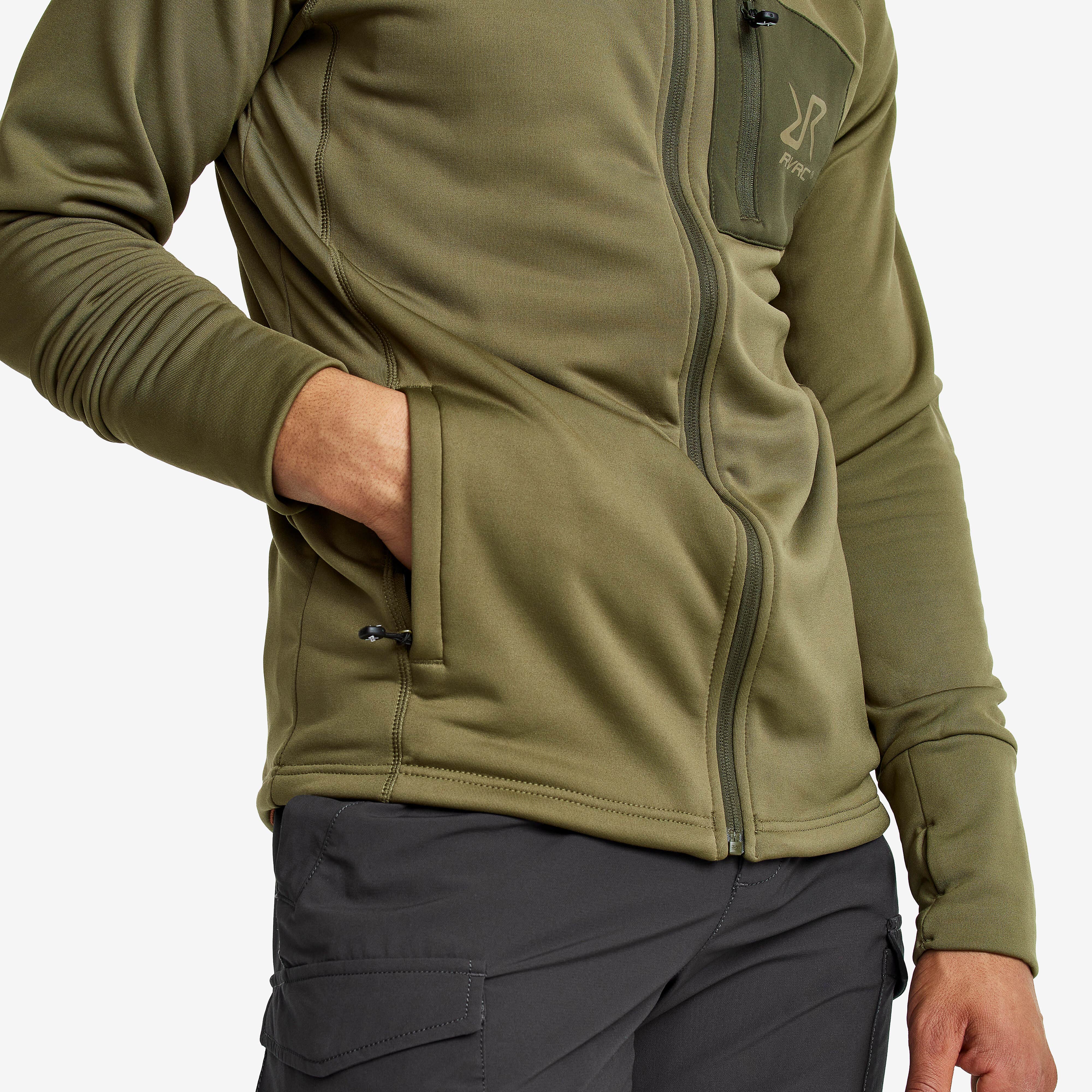 Illusion Hoodie Homme Burnt Olive