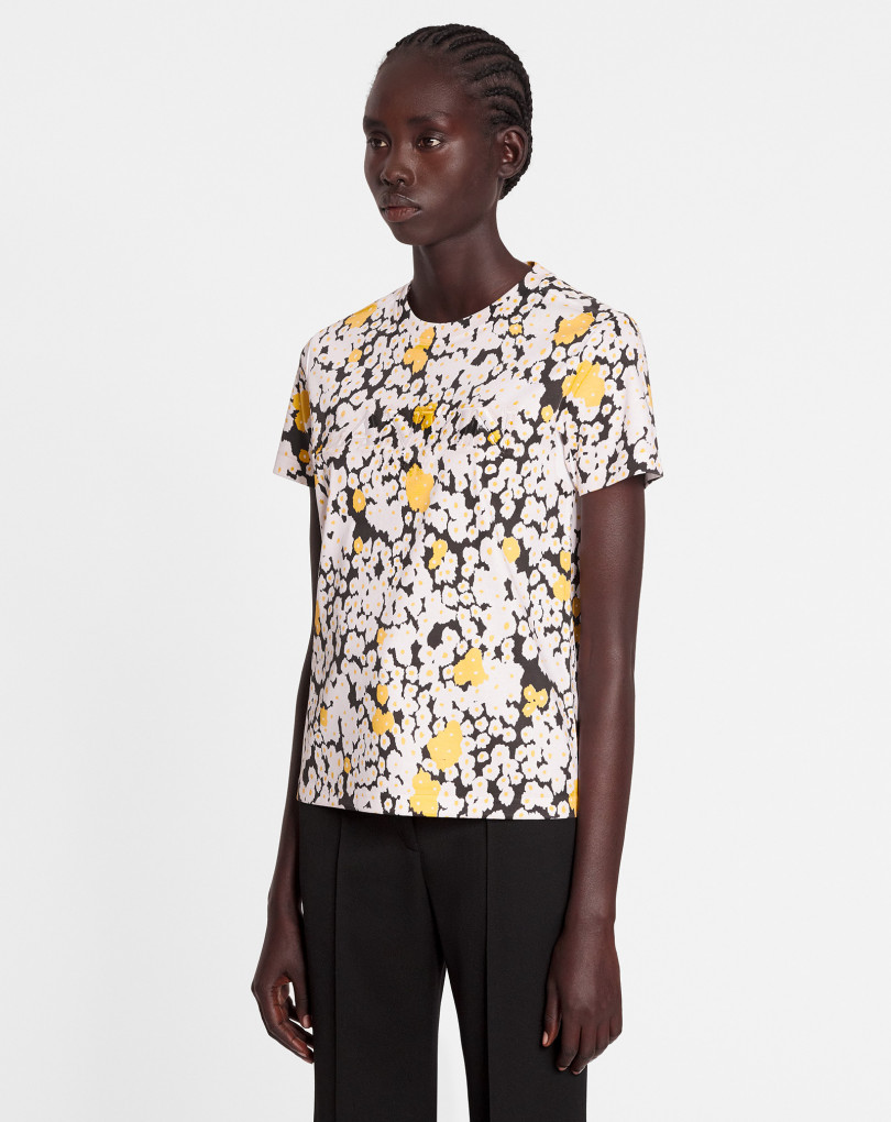 T-SHIRT CLASSIQUE BRODÉ LANVIN PARIS SURIMPRIMÉ