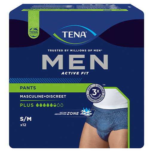 TENA MEN Act.Fit Inkontinenz Pants Plus L/XL blau  4X10 St