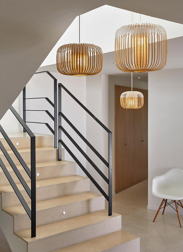 Lampă suspendată medie Forestier Bamboo Light