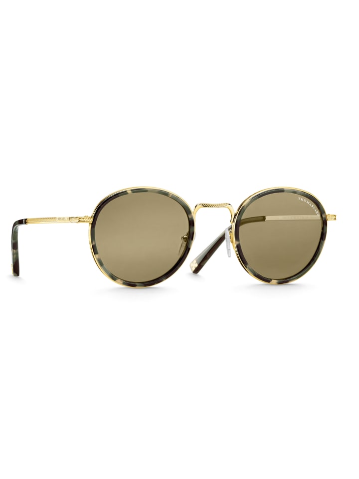 Thomas Sabo Sonnenbrille in gold, grün günstig kaufen onesize