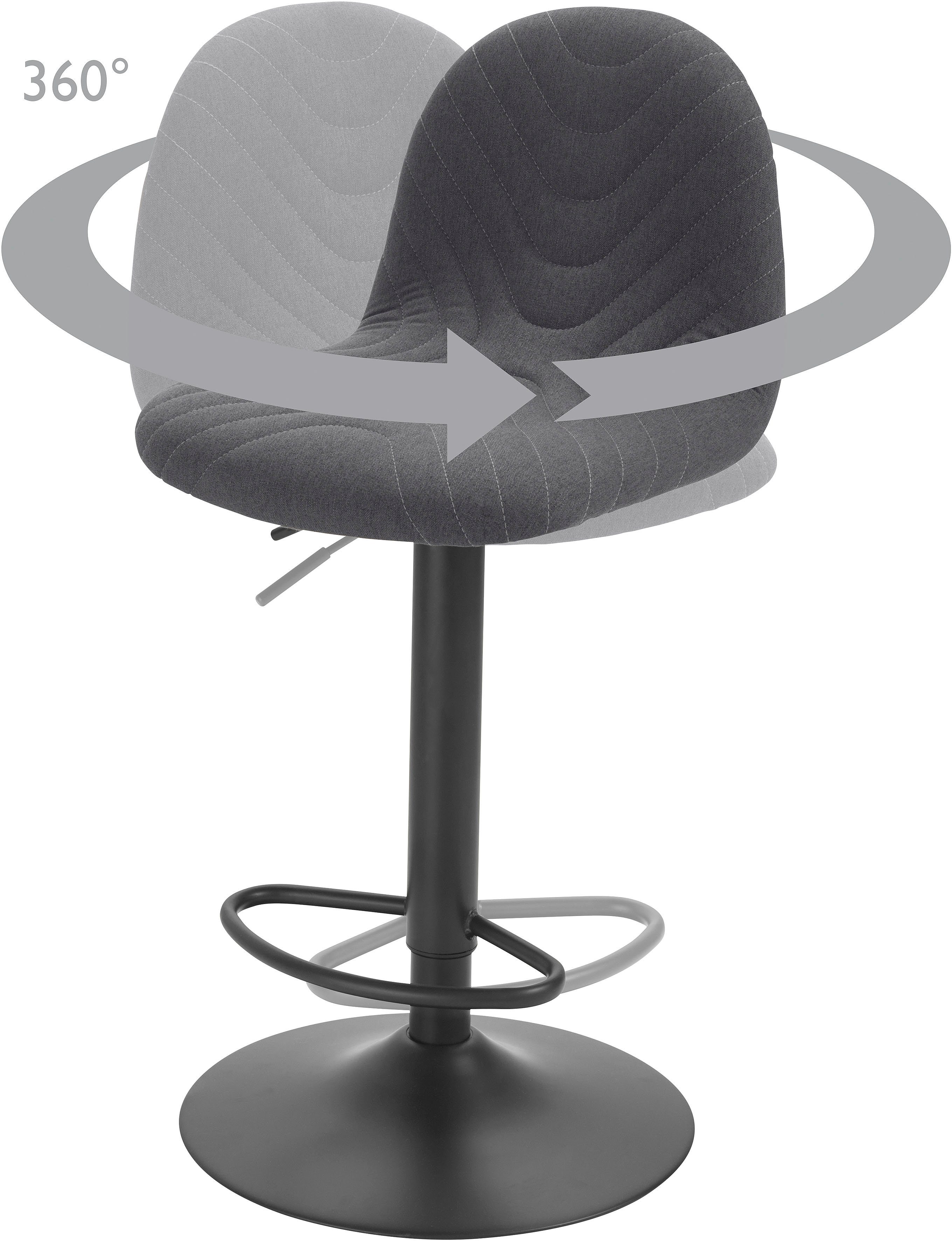 Homexperts Bargruppe Nika-Circus 2, (Set, 3-tlg., Tisch mit 2 Barhockern)