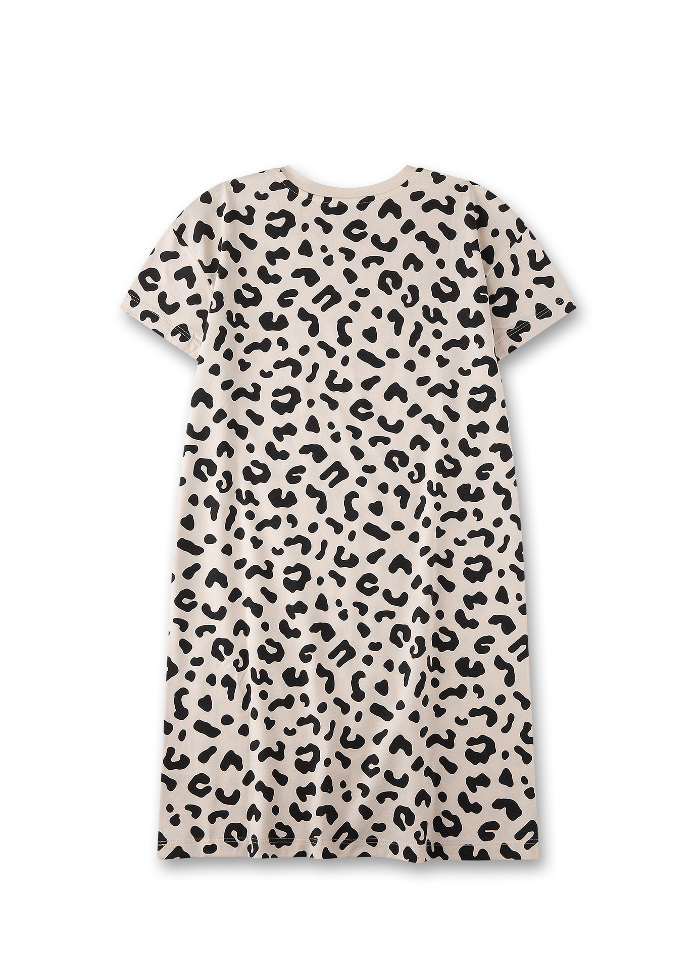 Mädchen-Nachthemd beige Leo-Allover