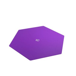 Gamegenic Magnetic Dice Tray Hexagonal - Black & Purple