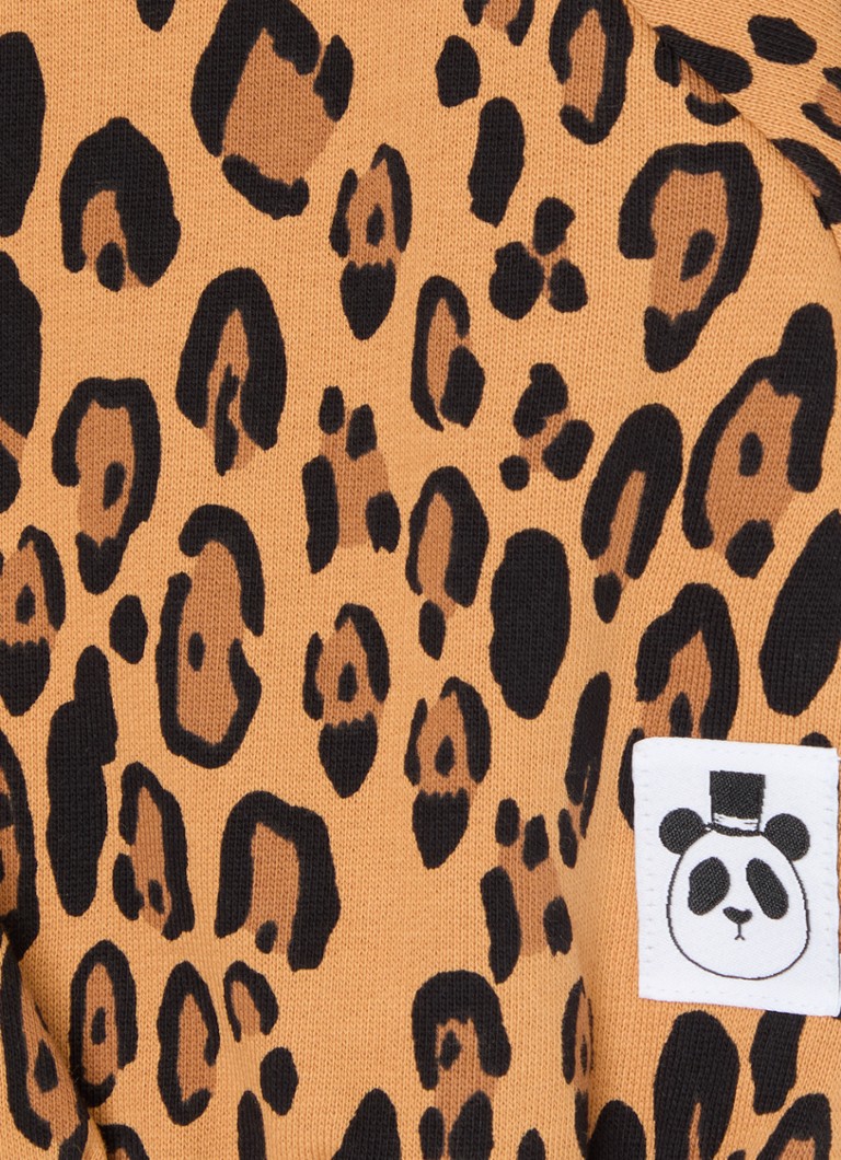 Mini Rodini Leopard sweater made of organic cotton