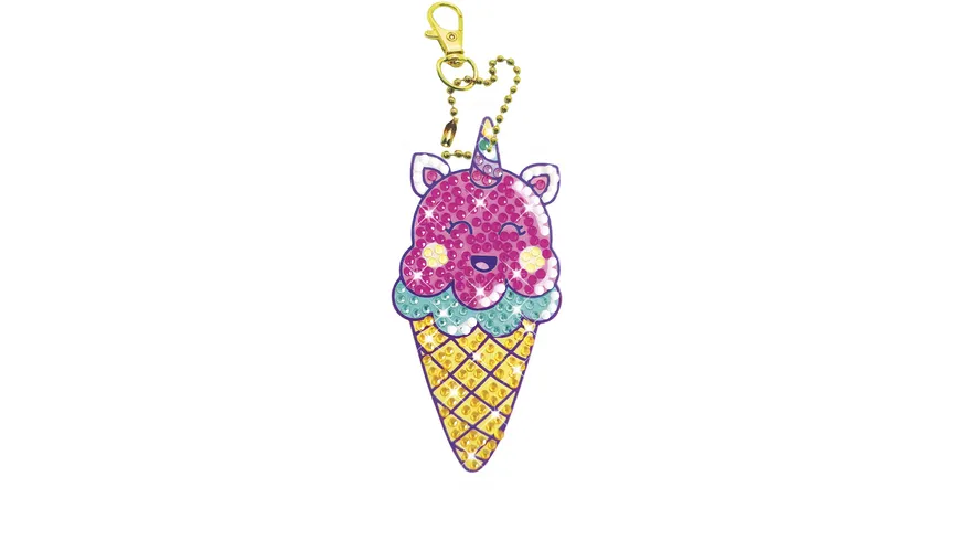 DIAMONDZ CRYSTAL PAINTING Keychain Set Unicorn