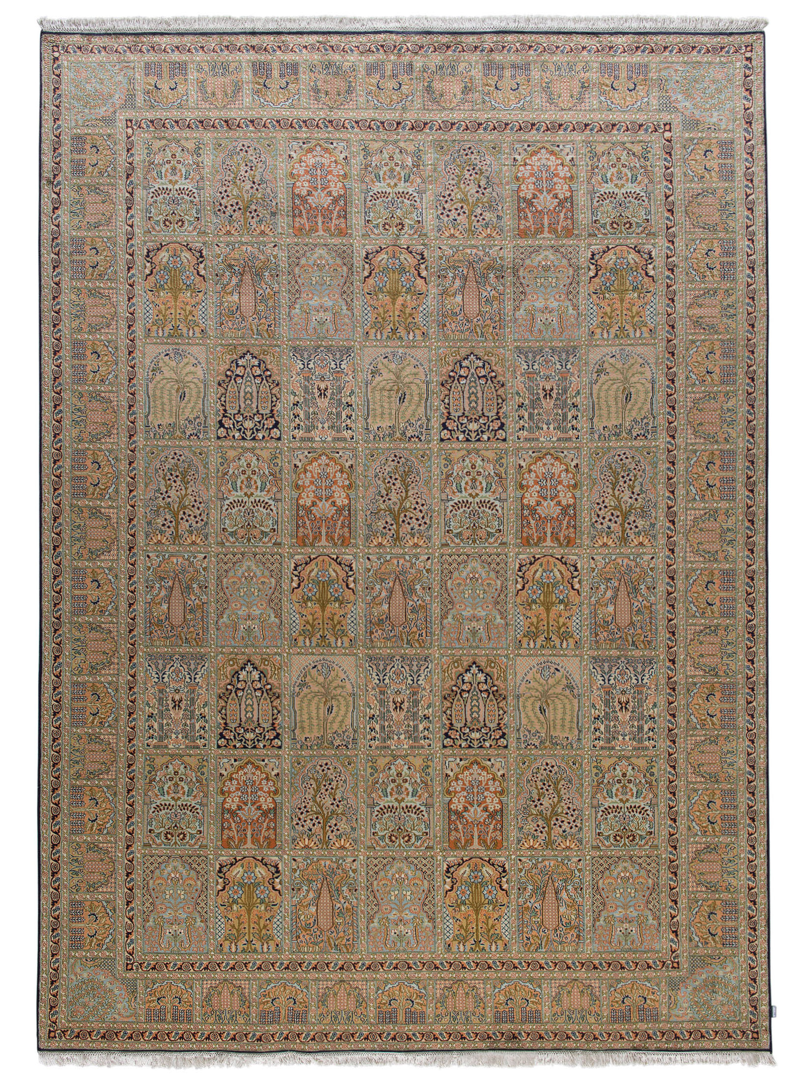 Kaschmir Seide 18/18 ca. 248 x 345 cm, Unikat / Einzelstück