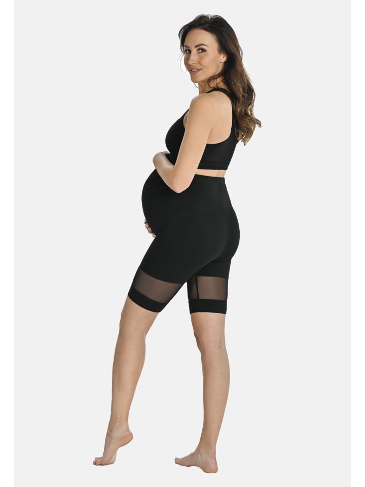 Teyli Schwangerschaftsleggings aus Baumwolle Rebeca in schwarz günstig kaufen