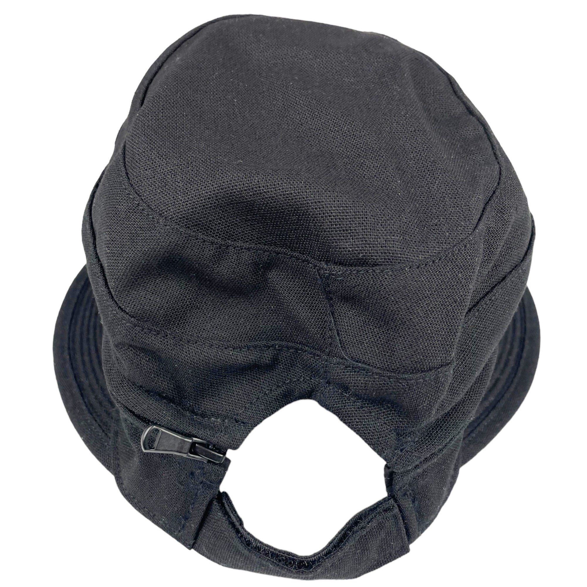 Taschen4life Sonnenhut Visor Cap 2in1 Sonnencap Basecap & Sonnencap in Einem, unisex, aus Leinen