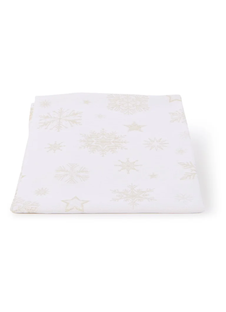Sander Cristallo Neve table runner 140 x 50 cm