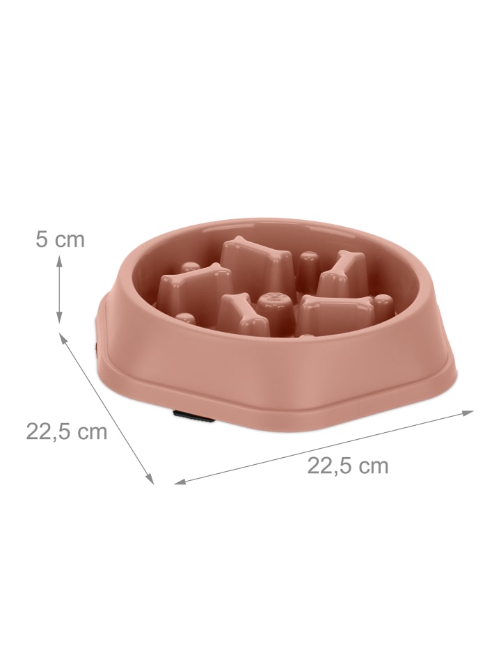 relaxdays Anti Schling Napf in Rosa - 500 ml günstig kaufen onesize