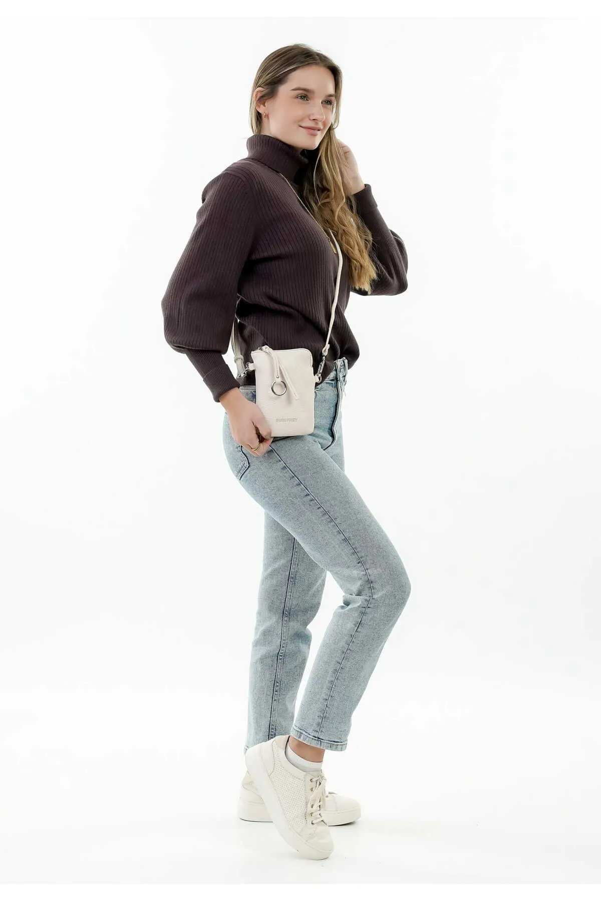 SURI FREY  Umhängetasche - Beige - Unifarben