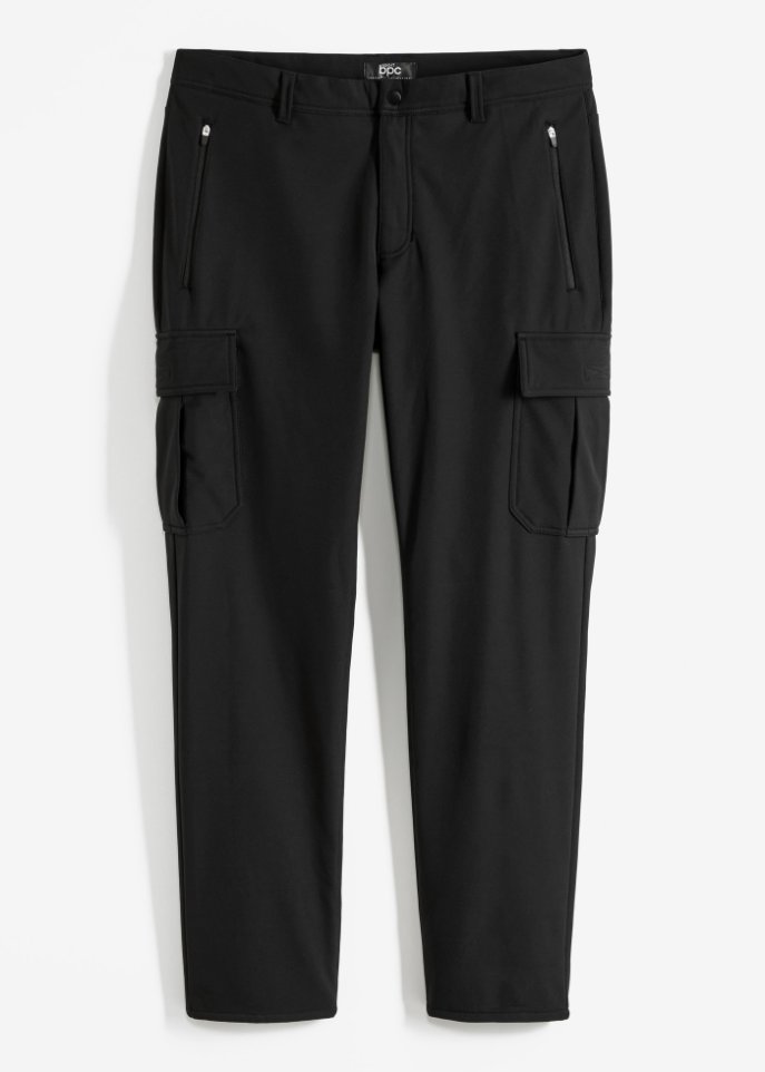 Softshell Outdoorhose mit Stretchanteil, inkl. Gürtel, Regular Fit