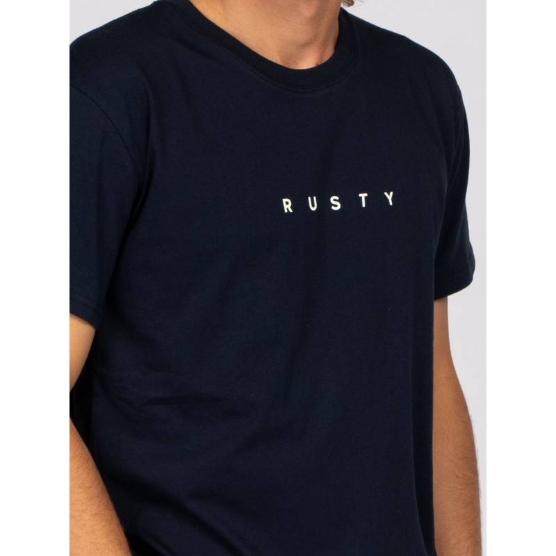 RUSTY SHORT CUT SHORT SLEEVE TEE T-Shirt Herren
