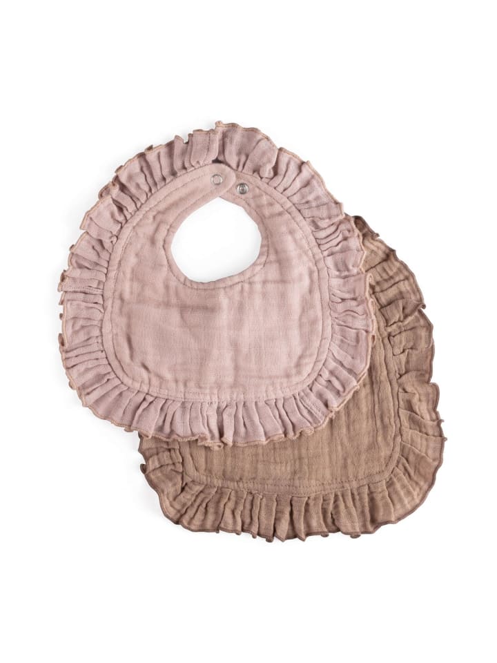 Sebra Sabberlätzchen in Rosa | Braun günstig kaufen onesize