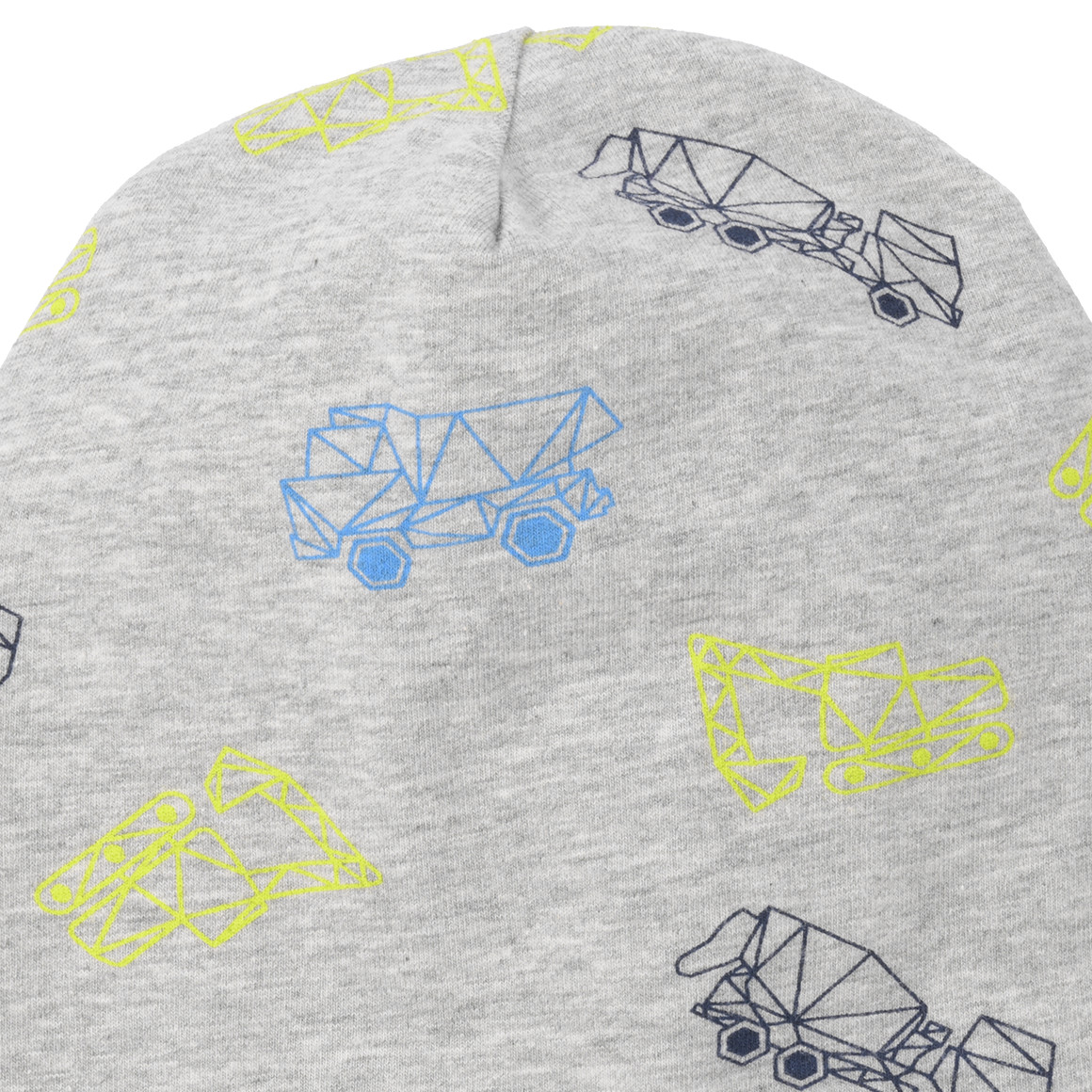 Jungen Mütze mit Baustell-Motiven