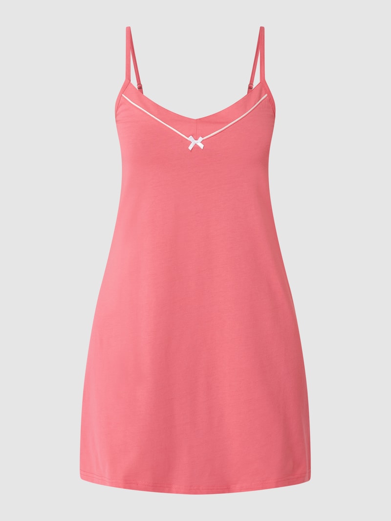 Nachthemd aus Baumwoll-Modal-Mix in pink