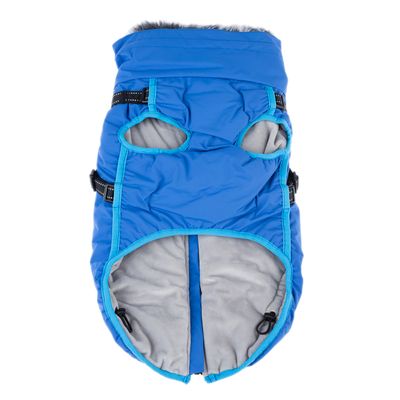 TIAKI Hundemantel mit Geschirr Arkon, blau