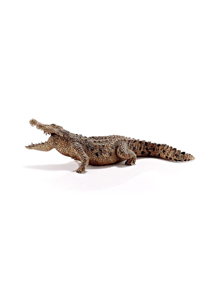 Schleich Wild Life Tierfigur - Krokodil Alligator Gator Figur in braun günstig kaufen onesize