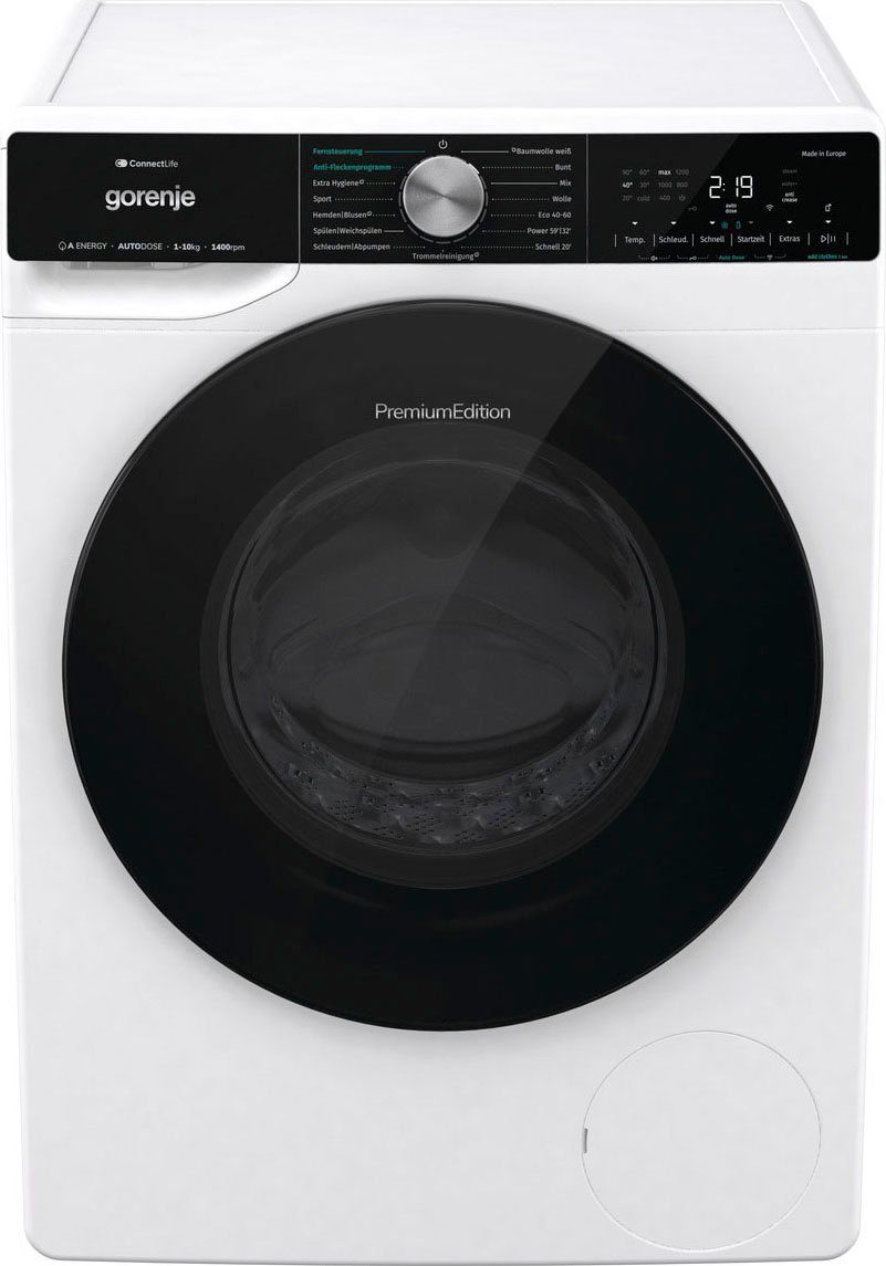 GORENJE Waschmaschine WNS 14 AAT3, 10 kg, 1400 U/min, AutoDosing System